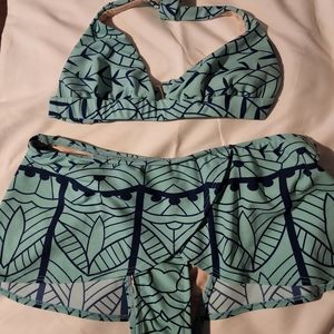 Mara Hoffman Skirted Bikini - Size M